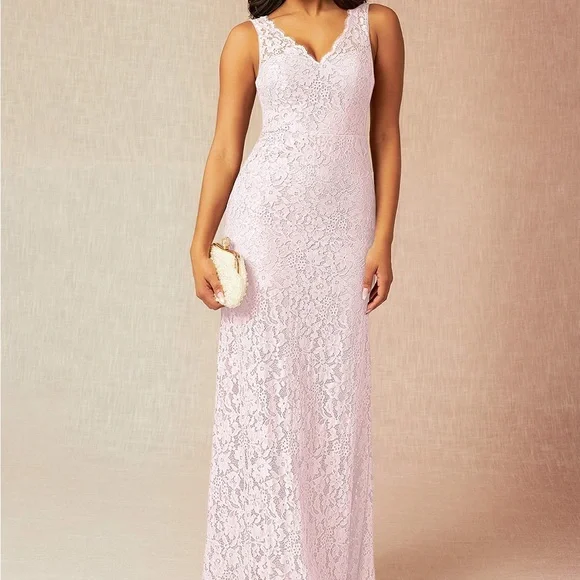 light pink lace long dress Off the Shoulder Light Pink Corset Tiered Long Prom Dress – FancyVestido main image 0